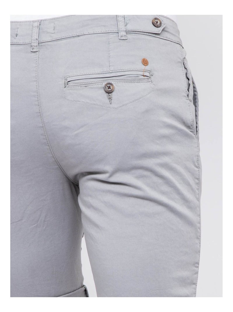 Bermuda chino BOLSTER Gris clair - Kiabi