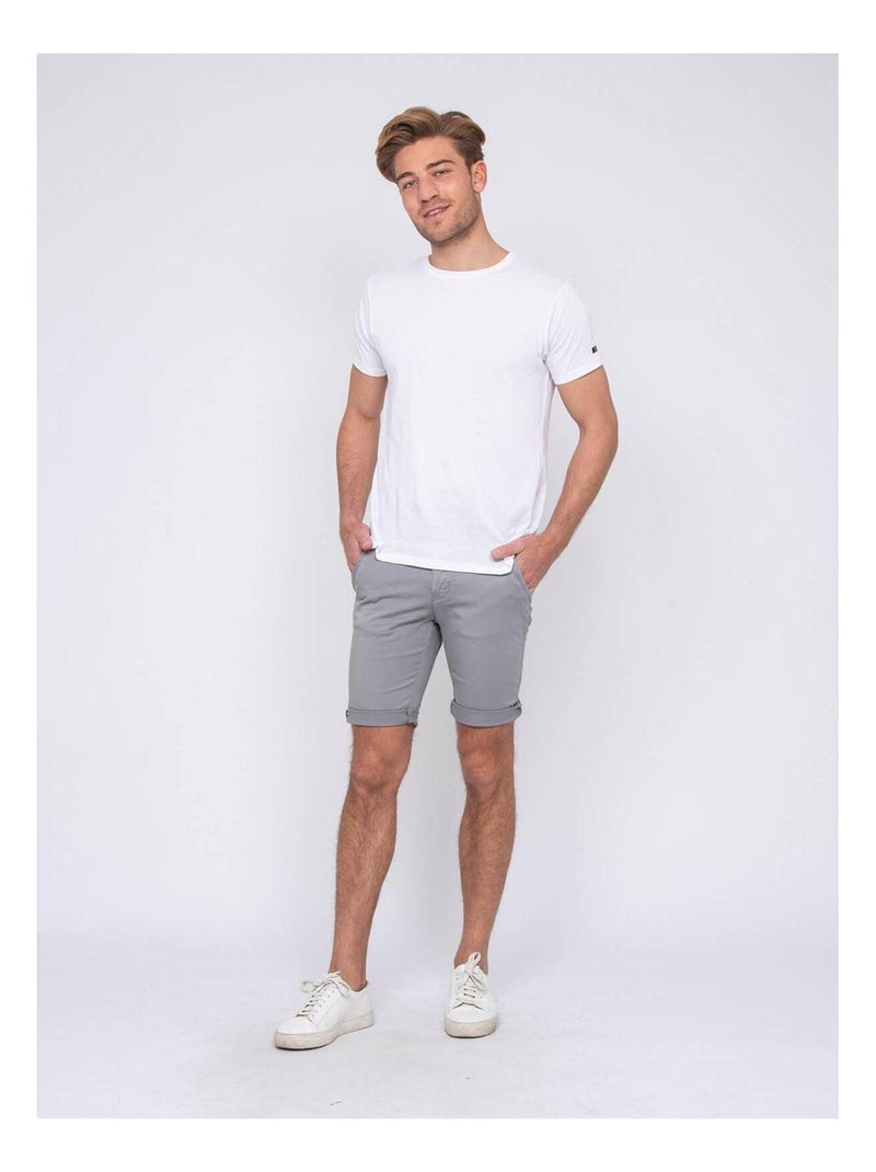 Bermuda chino BOLSTER Gris clair - Kiabi