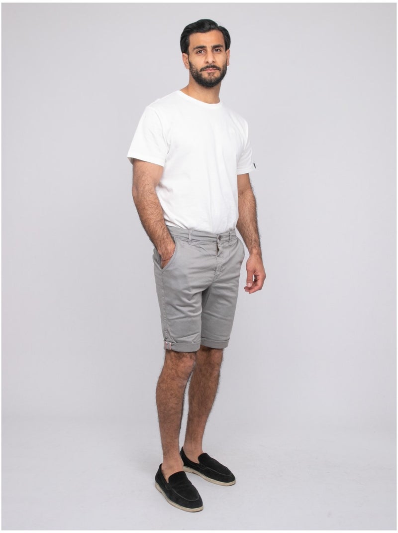 Bermuda chino BOLSTER Gris clair - Kiabi