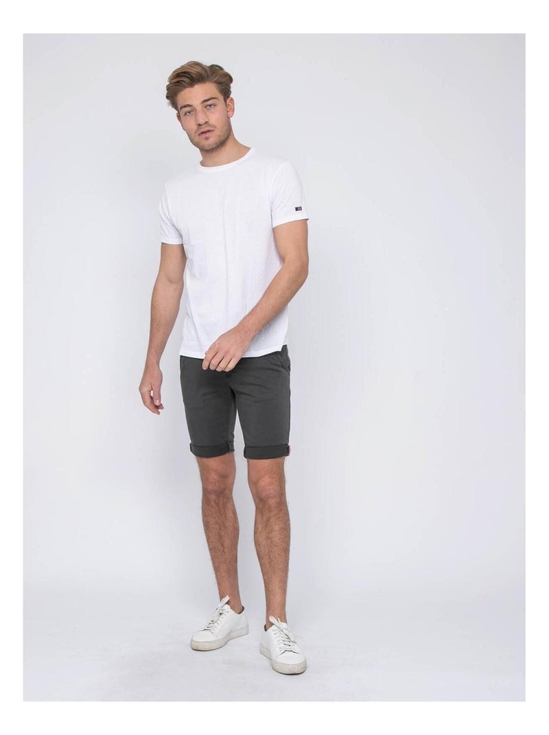 Bermuda chino BOLSTER Gris foncé - Kiabi