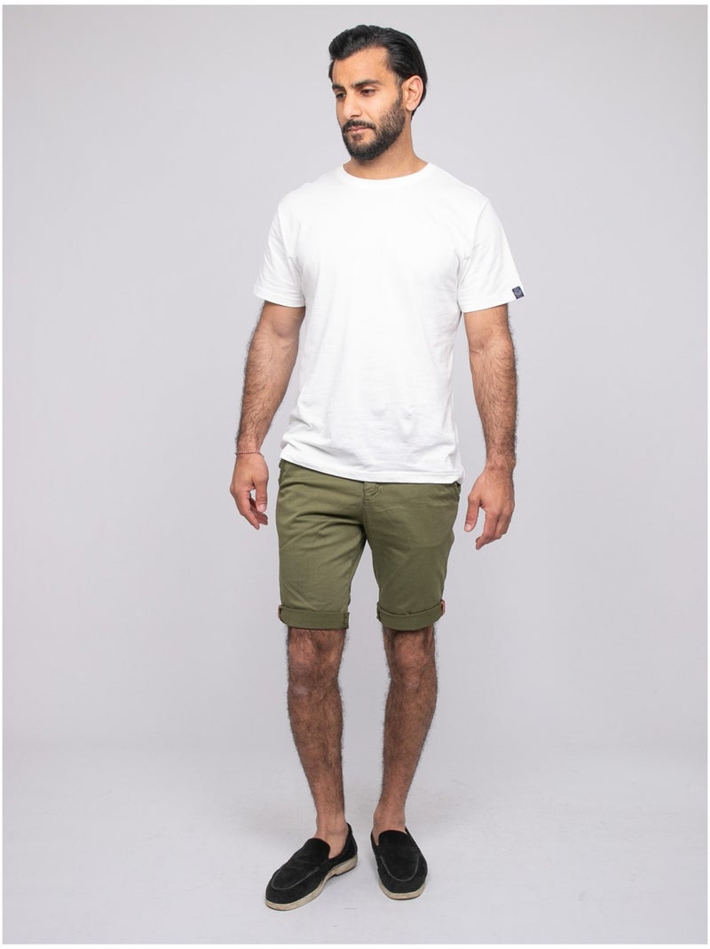 Bermuda chino BOLSTER Kaki - Kiabi