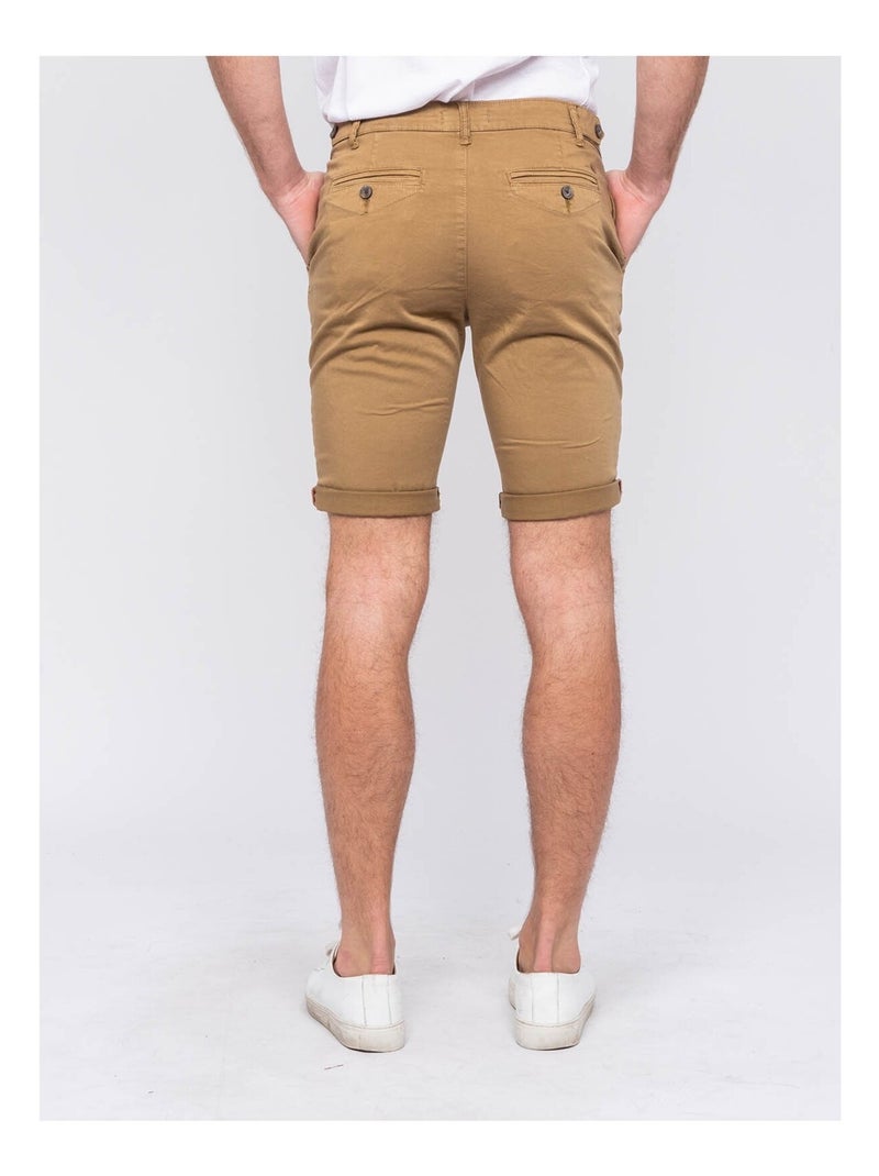 Bermuda chino BOLSTER Marron glacé - Kiabi