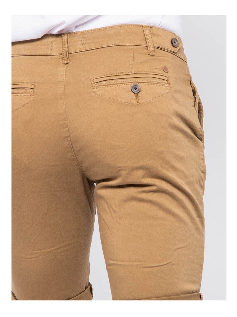 Bermuda chino BOLSTER Marron glacé - Kiabi