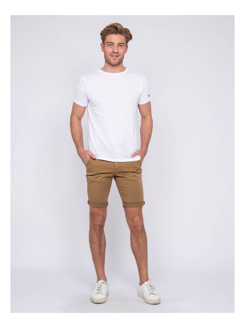 Bermuda chino BOLSTER Marron glacé - Kiabi