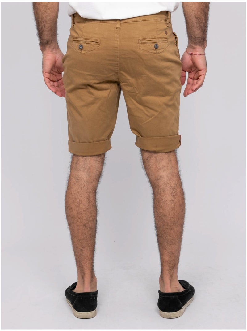 Bermuda chino BOLSTER Marron glacé - Kiabi