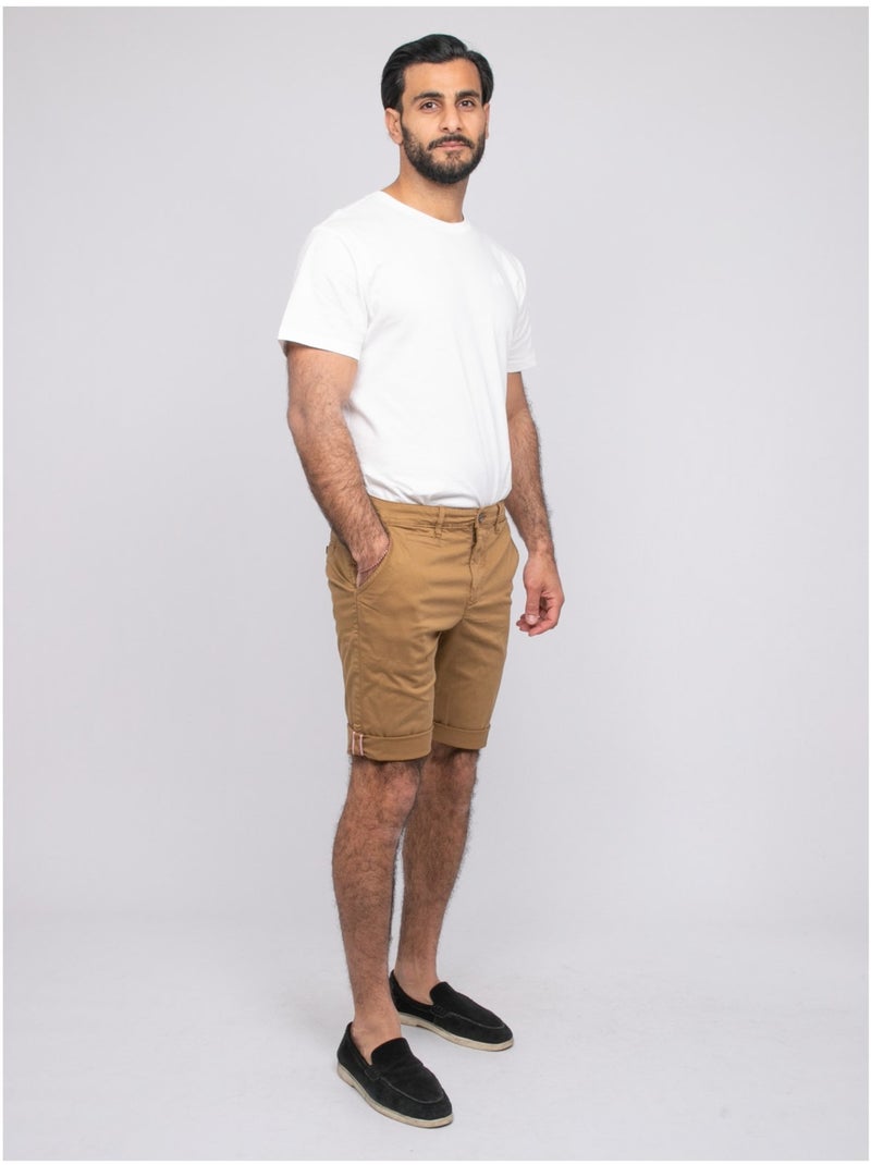 Bermuda chino BOLSTER Marron glacé - Kiabi