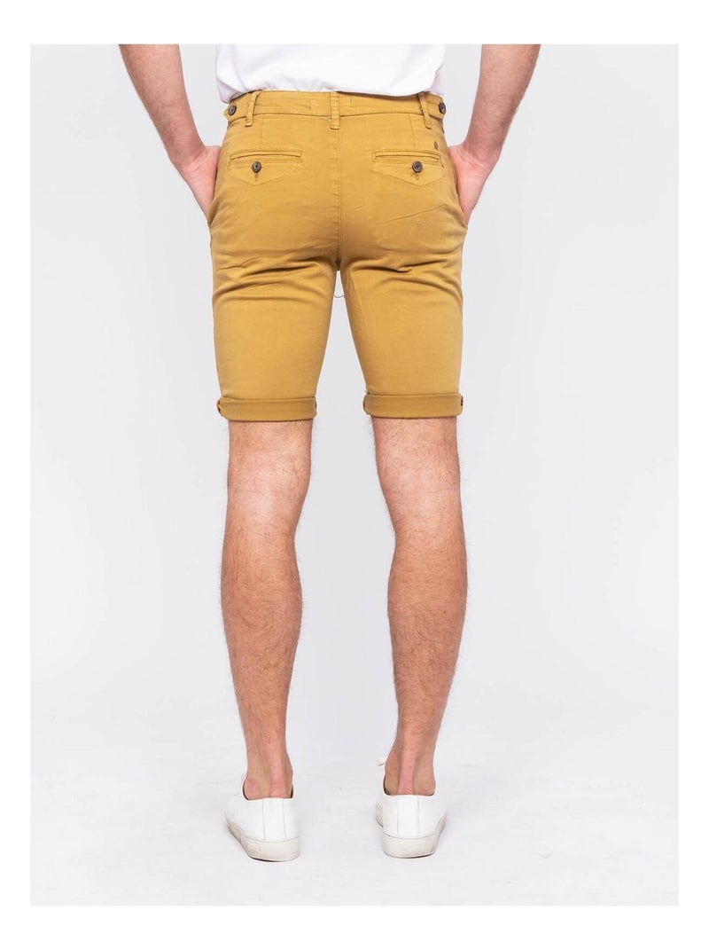 Bermuda chino BOLSTER Moutarde - Kiabi