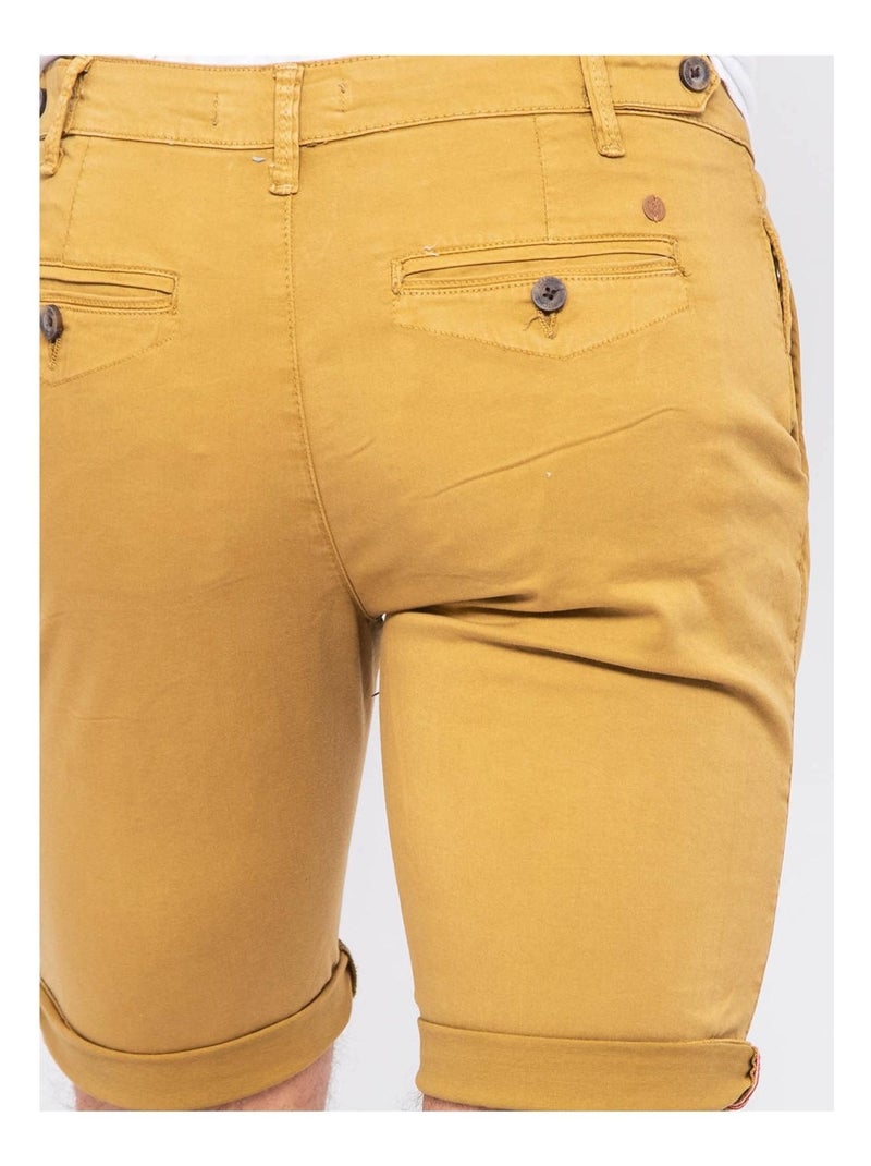 Bermuda chino BOLSTER Moutarde - Kiabi