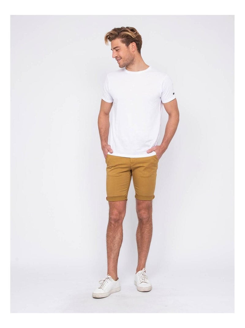 Bermuda chino BOLSTER Moutarde - Kiabi