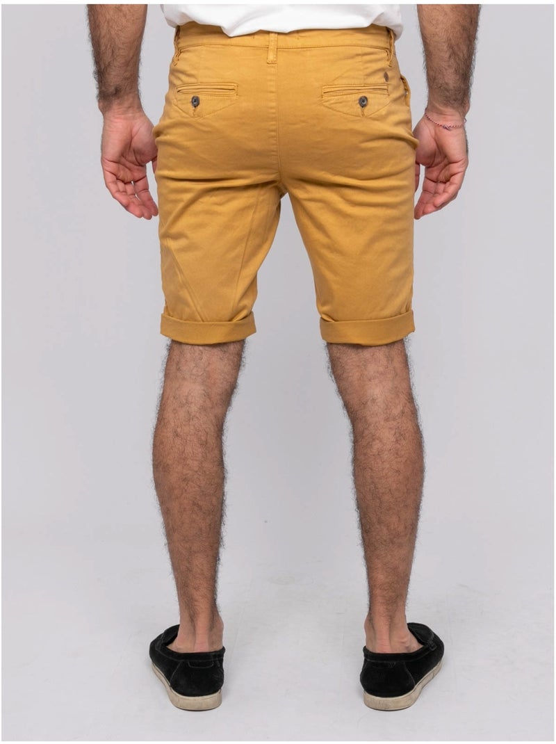 Bermuda chino BOLSTER Moutarde - Kiabi