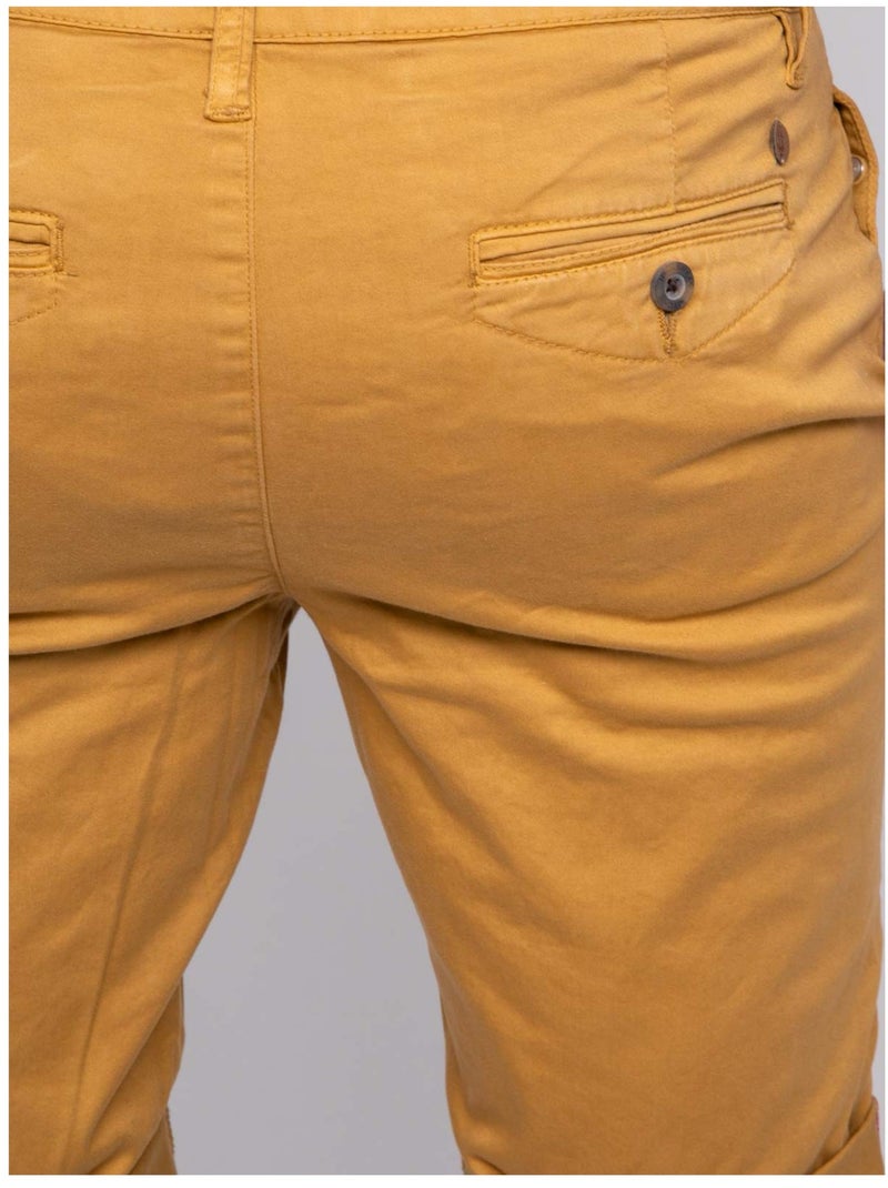 Bermuda chino BOLSTER Moutarde - Kiabi