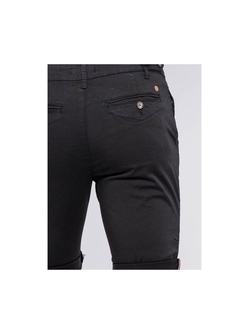 Bermuda chino BOLSTER Noir - Kiabi