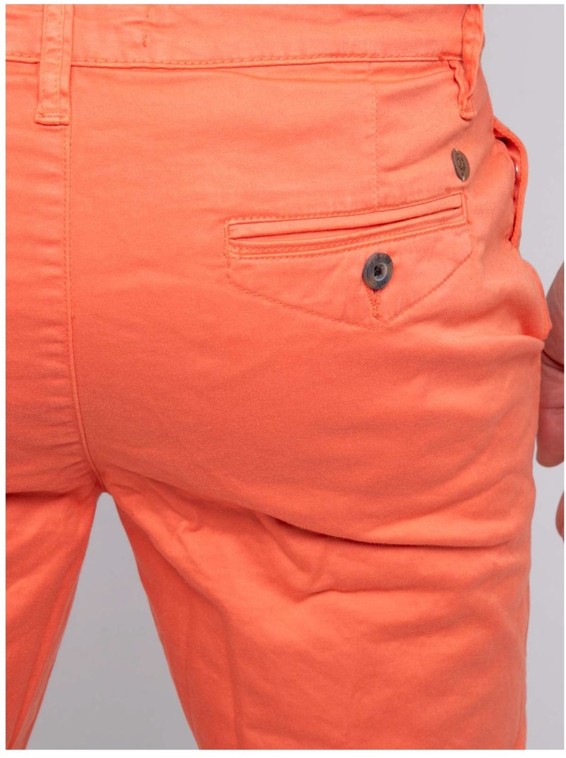 Bermuda chino BOLSTER Orange corail - Kiabi