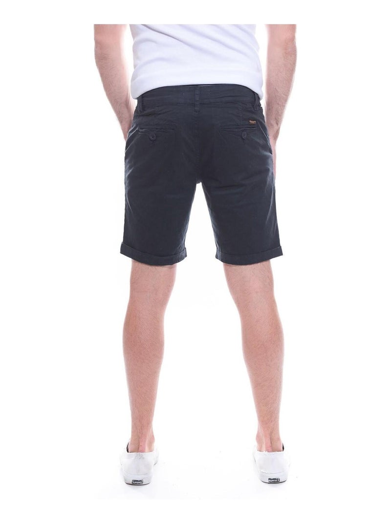 Bermuda chino BOLTON Bleu marine - Kiabi