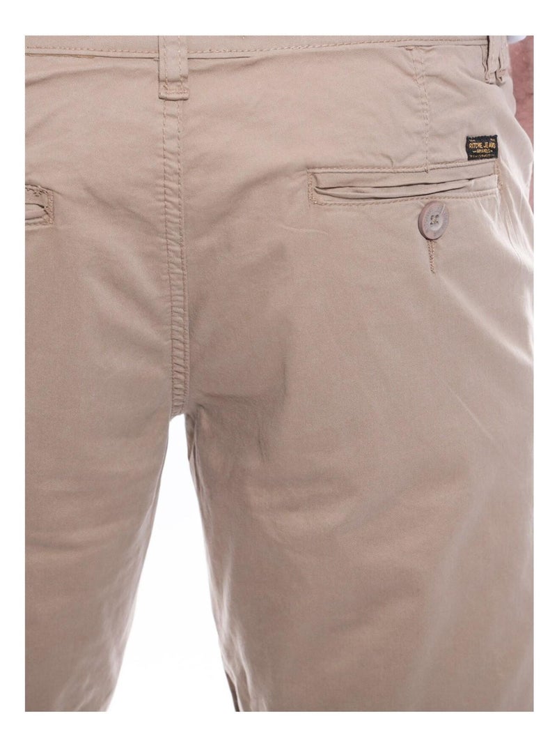 Bermuda chino BOLTON Marron - Kiabi