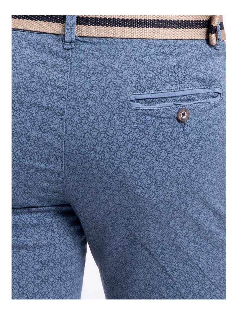 Bermuda chino BOLZED Bleu - Kiabi