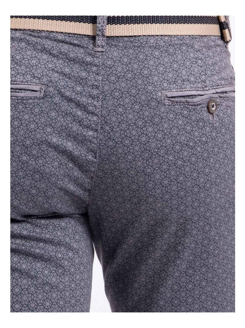 Bermuda chino BOLZED Gris - Kiabi
