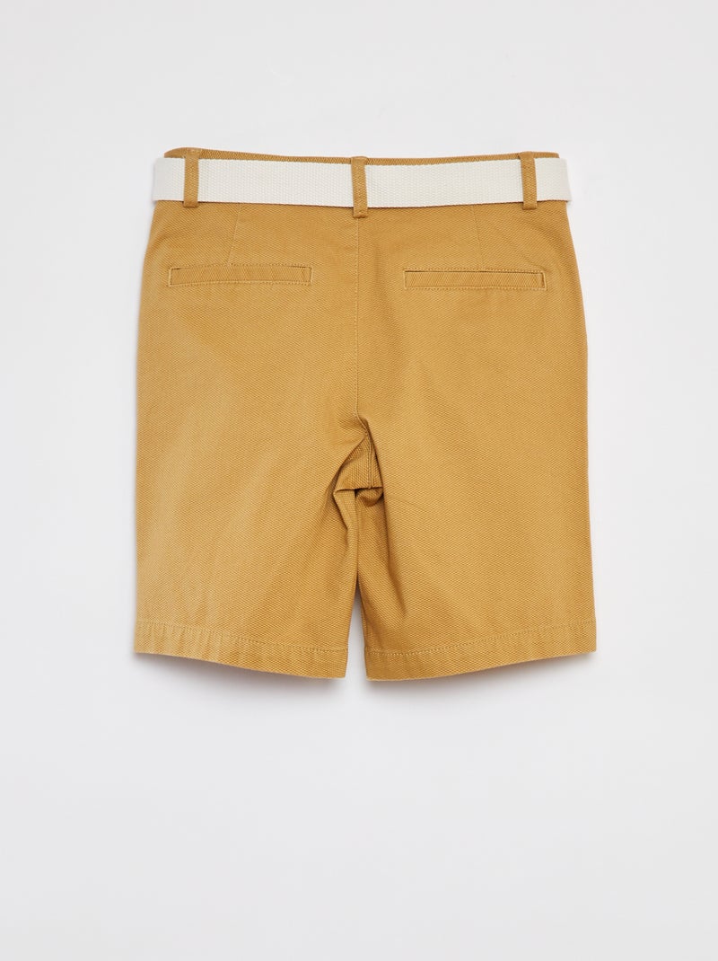 Bermuda Chino Lee - Coupe Classique Femme Grande Taille | Taille Mi-haute Élégante