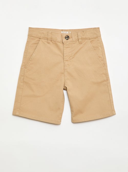 Bermuda chino en twill - Kiabi