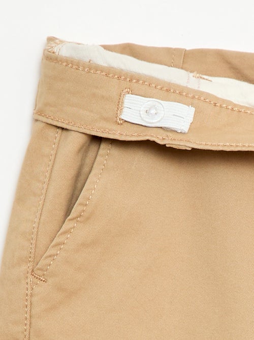 Bermuda chino en twill - Kiabi