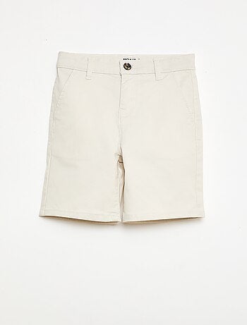 Bermuda chino en twill