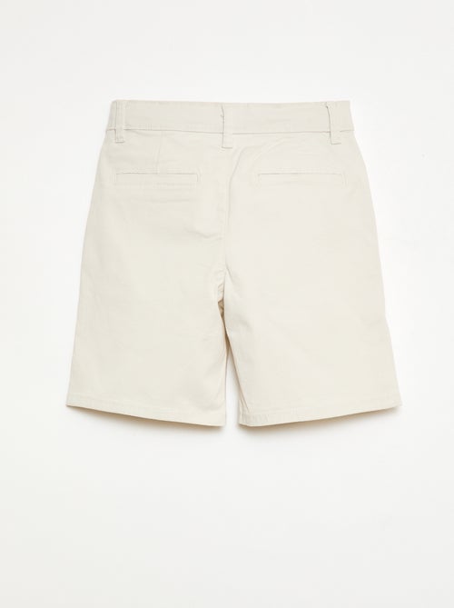 Bermuda chino en twill - Kiabi