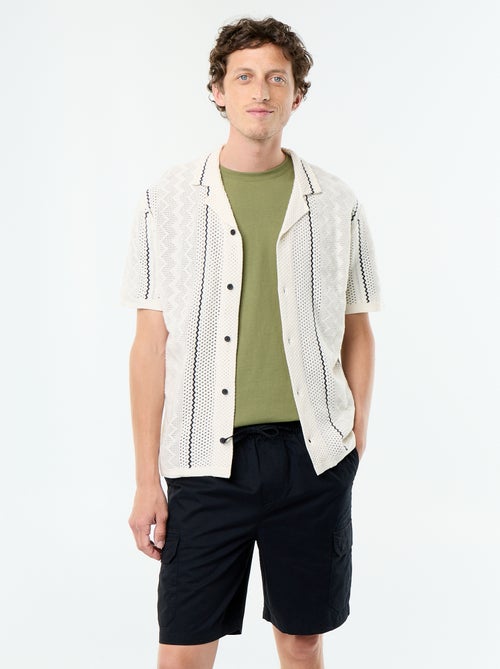 Bermuda chino en twill - Kiabi Bermuda chino en twill - Kiabi