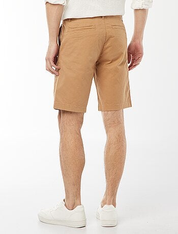 Bermuda chino en twill uni