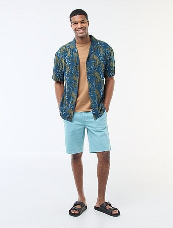 Bermuda chino en twill uni