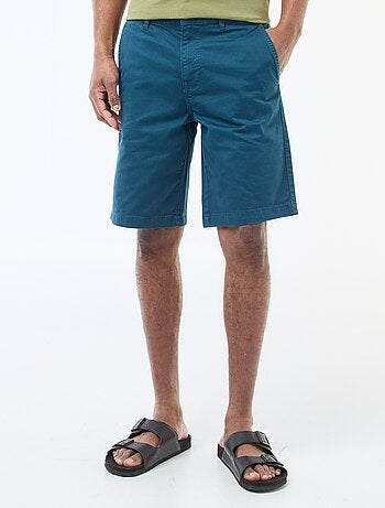 Bermuda chino en twill uni