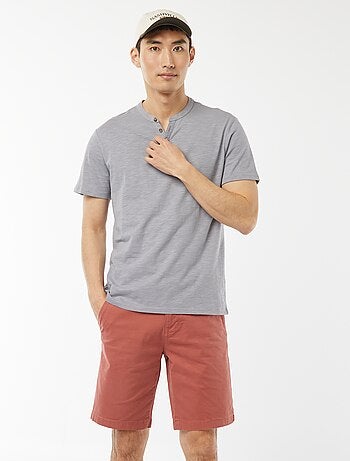 Bermuda chino en twill uni