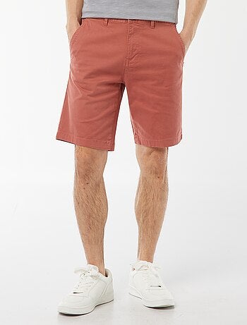 Bermuda chino en twill uni