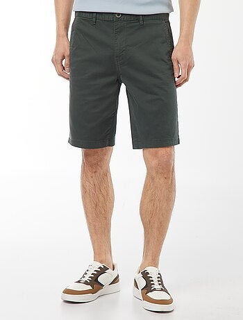 Bermuda chino en twill uni