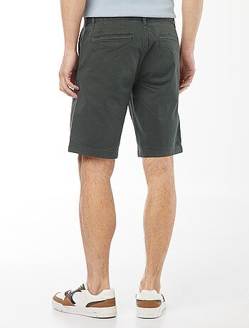 Bermuda chino en twill uni