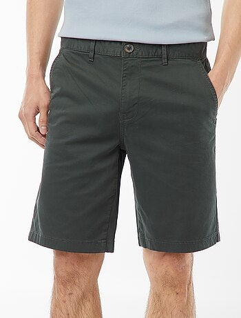 Bermuda chino en twill uni