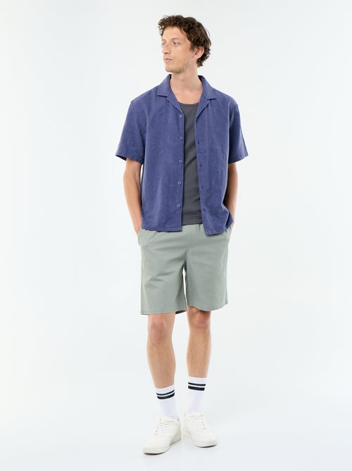 Bermuda chino en twill - Kiabi Bermuda chino en twill - Kiabi