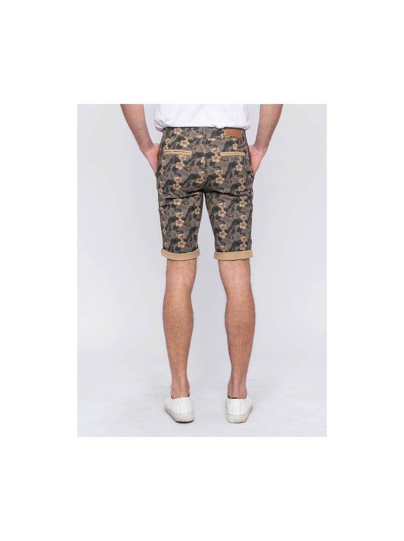 Bermuda chino motifs BOLMAK Gris - Kiabi