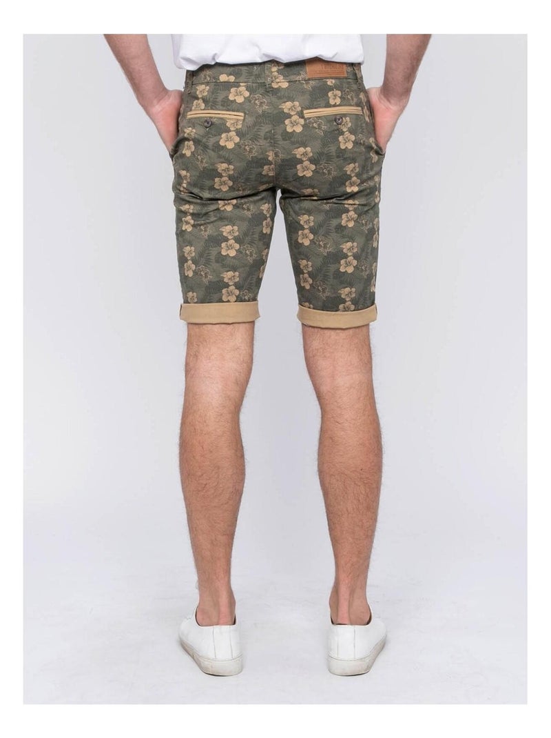 Bermuda chino motifs BOLMAK Kaki - Kiabi