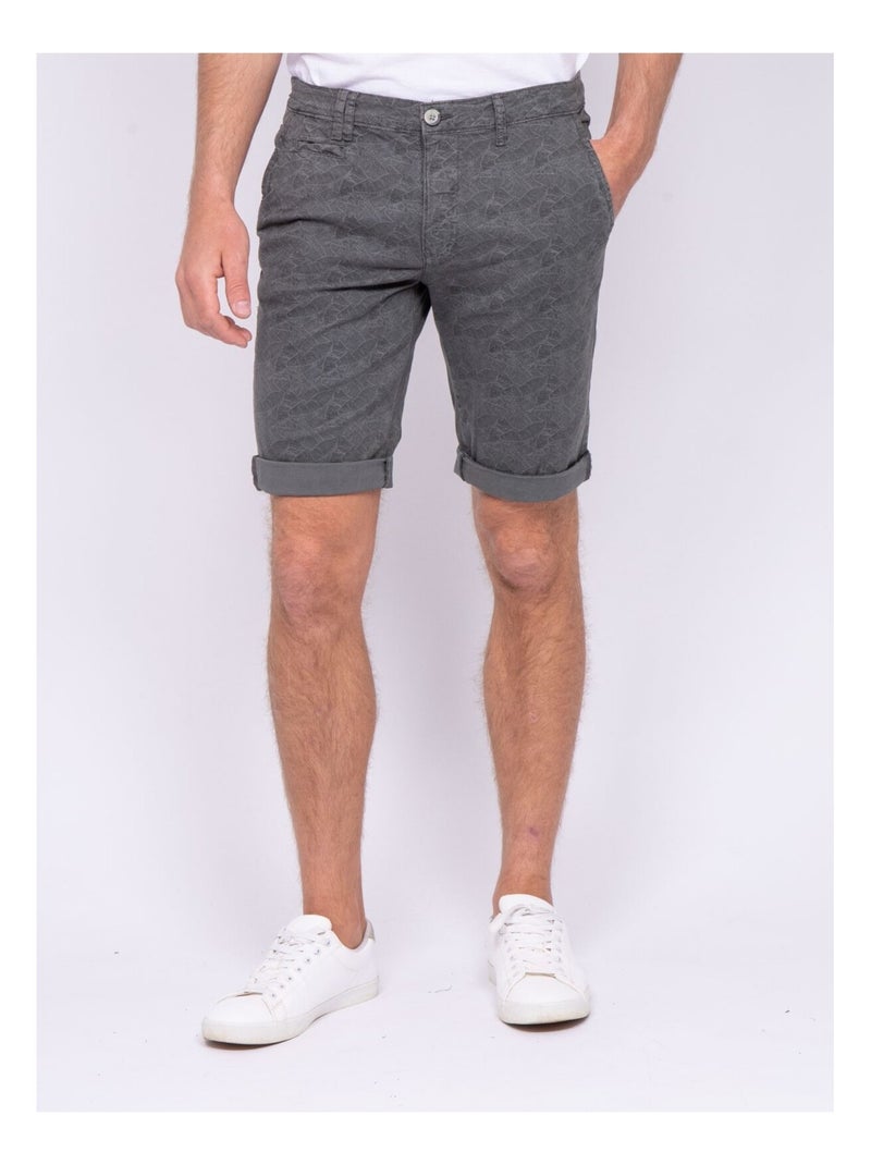 Bermuda chino motifs BOLMON Gris - Kiabi