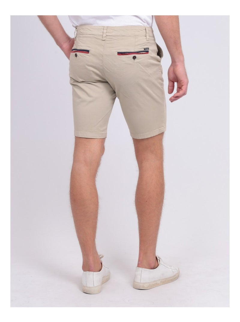 Bermuda chino slim BERKLEY Beige - Kiabi
