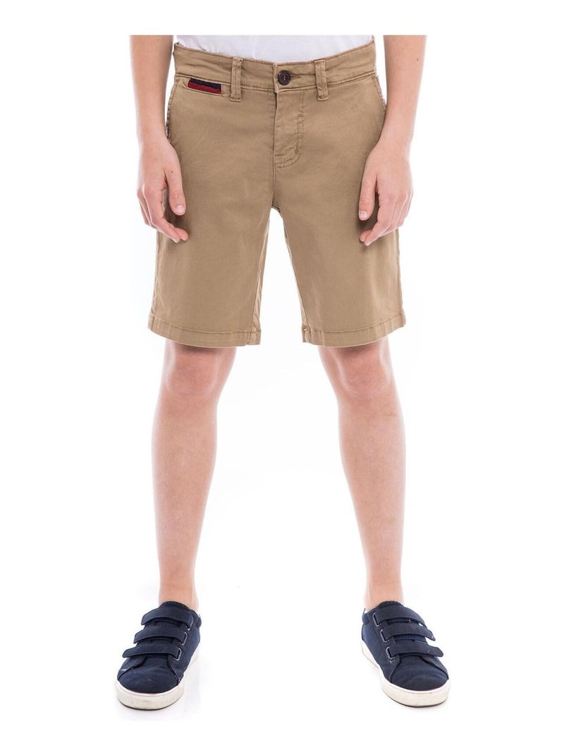 Bermuda chino slim BERKLEY BOY Beige - Kiabi