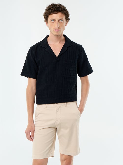 Bermuda chino uni - Kiabi Bermuda chino uni - Kiabi
