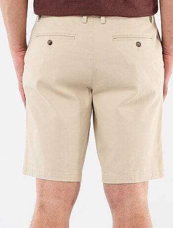 Bermuda chino uni en dobby