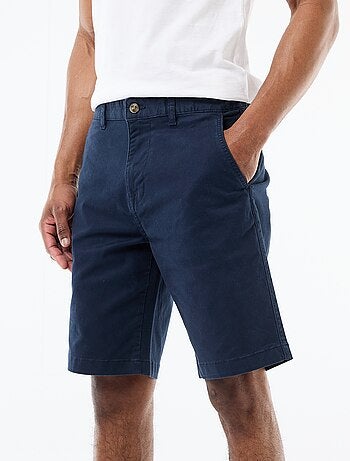 Bermuda chino uni en twill