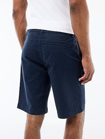 Bermuda chino uni en twill