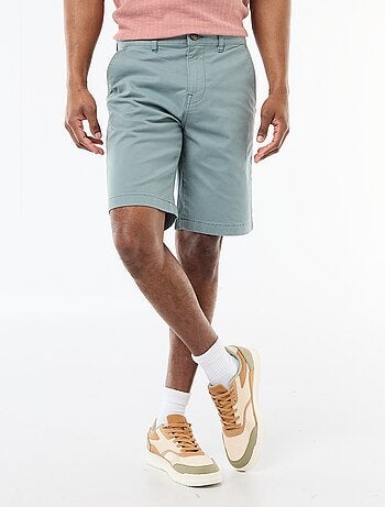 Bermuda chino uni en twill