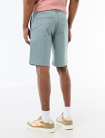 Bermuda chino uni en twill