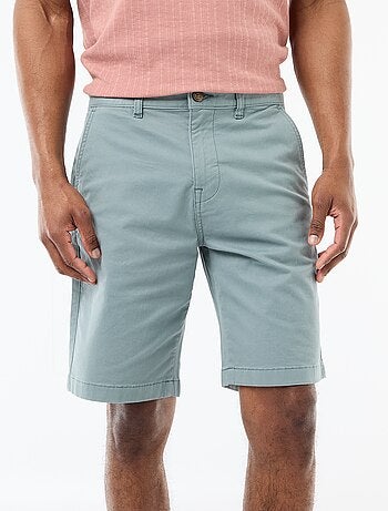 Bermuda chino uni en twill