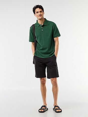 Bermuda chino uni en twill