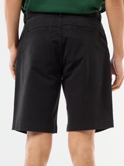 Bermuda chino uni en twill - Kiabi